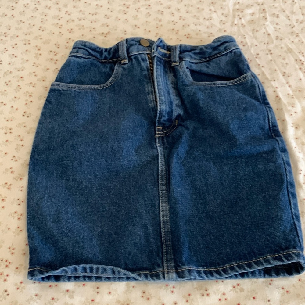 American Apparel Denim Skirt